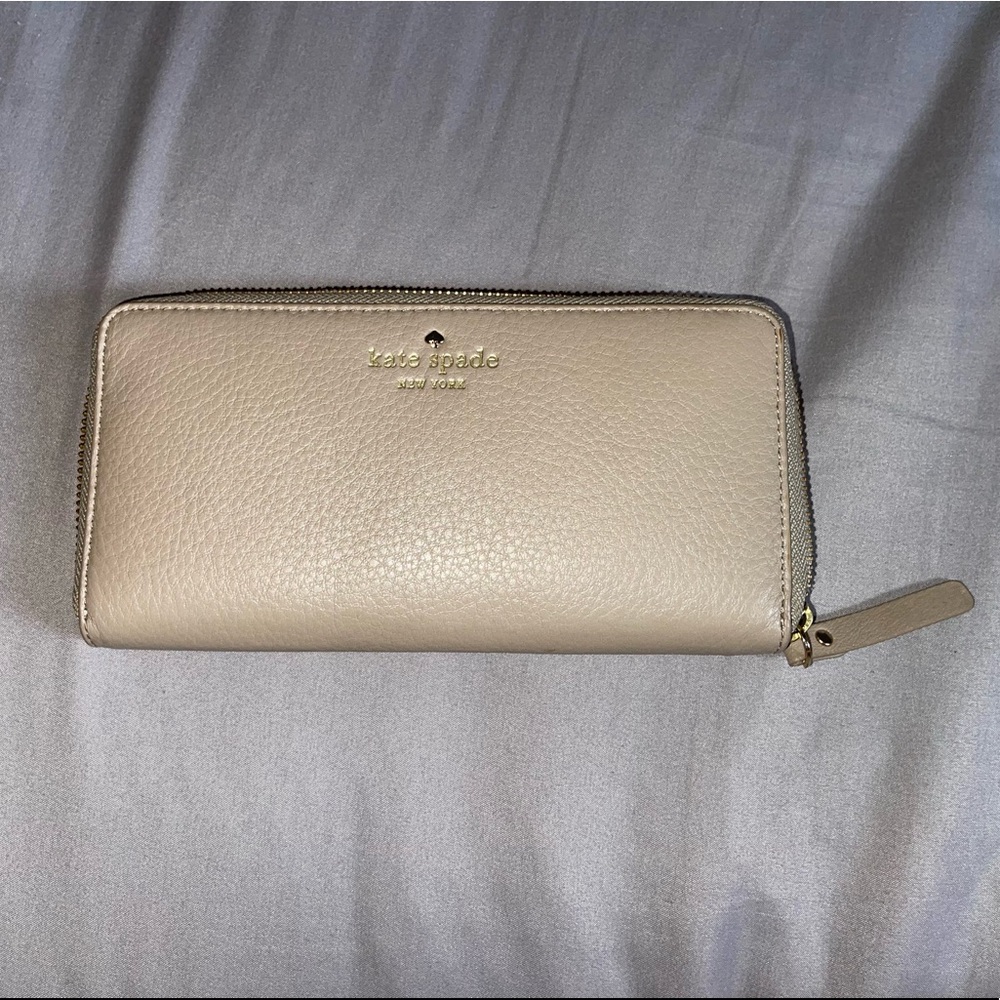 Tan Kate Spade Wallet
